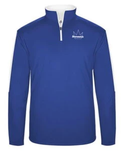 Brunswick Mens 1/4-Zip Sport Pullover Royal/White