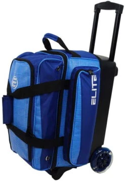 Elite Deluxe 2 Ball Roller Navy Plaid -Bowling Equipment Shop 329c893b 506e 42f0 94f9 5f42278a3c8c