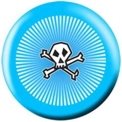 OnTheBallBowling Baby Blue Punk Skull