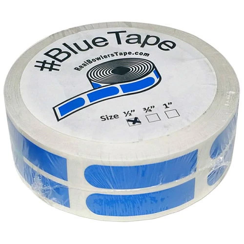 Mongoose Real Bowler's Tape 1/2" Blue Roll/500 3 Mongoose Real Bowler's Tape 1/2" Blue Roll/500