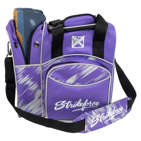 KR Strikeforce Flexx Single Tote Purple/Silver Scratch 4 KR Strikeforce Flexx Single Tote Purple/Silver Scratch - Image 2