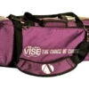 Vise 3 Ball Clear Top Roller/Tote Purple