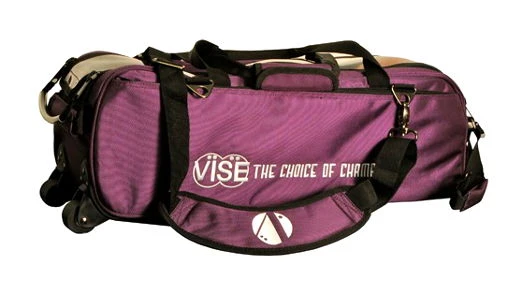 Vise 3 Ball Clear Top Roller/Tote Purple 3 Vise 3 Ball Clear Top Roller/Tote Purple