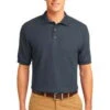 Port Authority Mens Silk Touch Polo Shirt Steel Grey -Bowling Equipment Shop ae228824 c28f 4418 893d 628498a2e154