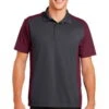 Sport-Tek Mens Colorblock Micropique Sport-Wick Polo Grey/Maroon 2 Sport-Tek Mens Colorblock Micropique Sport-Wick Polo Grey/Maroon -Bowling Equipment Shop b576c51c 837b 4729 a7d8 4ebfc3b1ce00