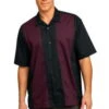 Port Authority Retro Camp Shirt Black/Burgundy 2 Port Authority Retro Camp Shirt Black/Burgundy -Bowling Equipment Shop c14bd02d aa8c 40ee 82d8 e5925a7c8788