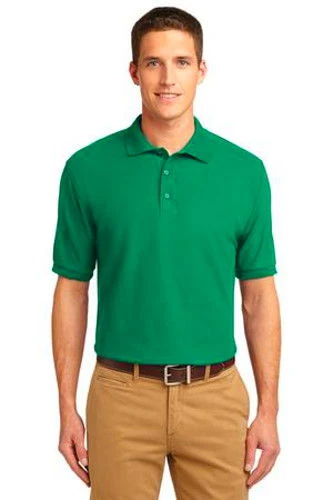 Port Authority Mens Silk Touch Polo Shirt Kelly Green 3 Port Authority Mens Silk Touch Polo Shirt Kelly Green