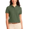 Port Authority Womens Silk Touch Polo Shirt Clover Green -Bowling Equipment Shop d8fb024f ec49 4608 87f0 dfca9954ae48
