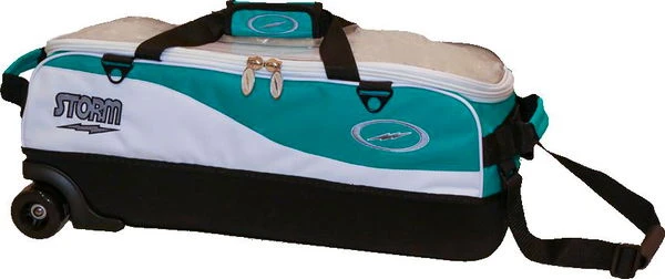 Storm 3 Ball Travel Tote Pro White/Teal 3 Storm 3 Ball Travel Tote Pro White/Teal