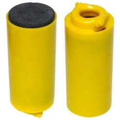 Turbo Switch Grip Yellow Inner Sleeve W/Urethane Solid Black 1 1/4